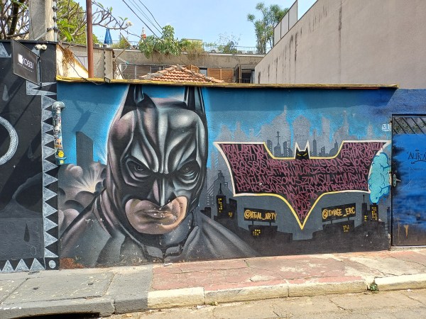 Batman mural in Vila Madalena
