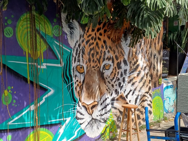 Tiger mural in Vila Madalena